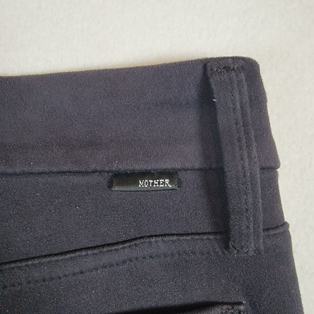 MOTHER The Looker‎ Texas Rein Black Pants Sz 28 Light My Sapphire Stretch - Picture 2 of 11